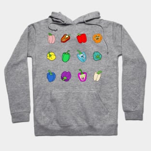 Colorful Bell Peppers Hoodie